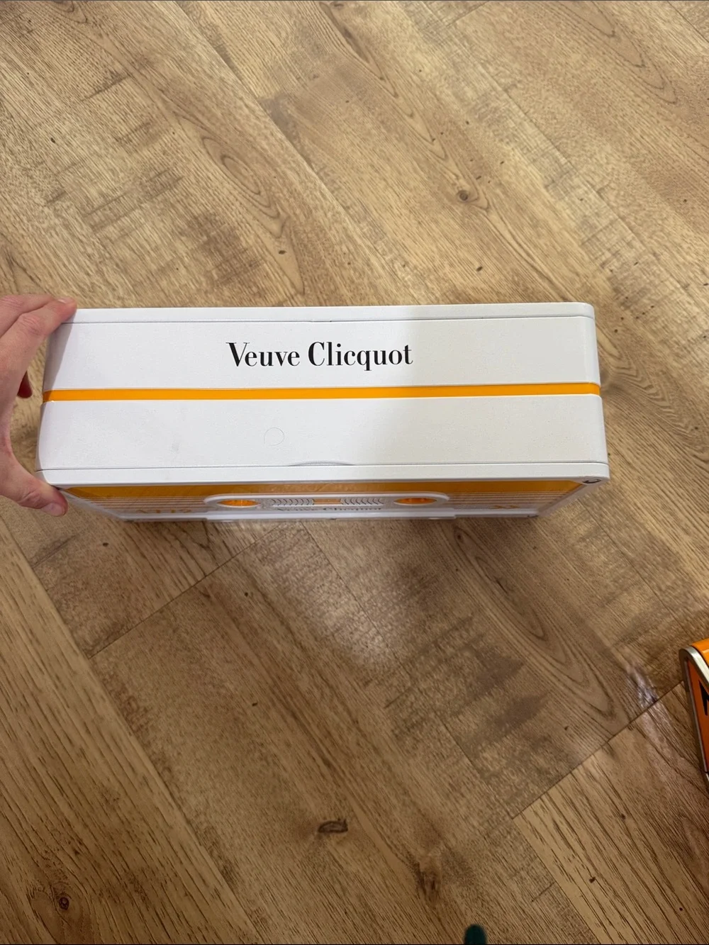 Veuve Clicquot Yellow Retro Cassette Wall Art